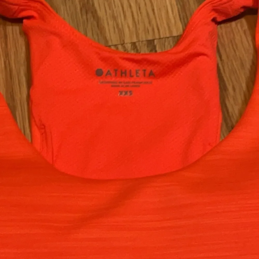 Athleta Gym Bra Crop Tank Orange, Sport